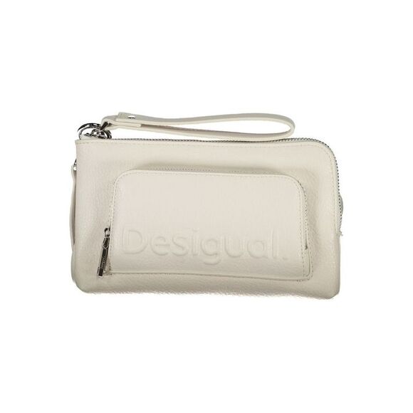 Desigual Bianco Polyurethane Women Women's Handbag